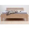 Manželská postel dvoulůžko KARLO, lamino, 160x200, 180x200 cm (01-Ložná plocha 180x200 cm, Materiál postelí BMB 15. Ořech natur)