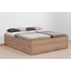 Válenda s úložným prostorem MARIKA, lamino, 160x200, 180x200 cm (02-Šířka postele 6-Šířka 180cm, Materiál postelí BMB 15. Ořech natur, Volba typu roštů Čelní výklop)