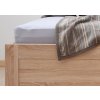 Válenda s úložným prostorem MARIKA, lamino, 160x200, 180x200 cm (02-Šířka postele 6-Šířka 180cm, Materiál postelí BMB 15. Ořech natur, Volba typu roštů Čelní výklop)