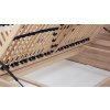 Válenda s úložným prostorem MARIKA, lamino, 160x200, 180x200 cm (02-Šířka postele 6-Šířka 180cm, Materiál postelí BMB 15. Ořech natur, Volba typu roštů Čelní výklop)