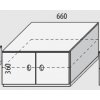 Skříň 2-dvířková D501/BC-Domino, masiv buk (Výběr provedení - moření 02.Buk cink - bílá)