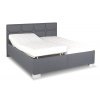 Zvýšená čalouněná postel s úložným prostorem Doris de Luxe (01-Ložná plocha 180x200 cm, Výběr matrace PKD 03. Matrace Visco, Výběr čalounění PKD PO (ekokůže))
