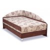Čalouněná postel s čely a úložným prostorem Alexa, 110x200 (Výběr čalounění PKD MF-AO, Čalouněné postele - orientace Pravé provedení)