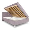Čalouněná postel s čelem a úložným prostorem Zuzana, 110x200 (Varianta výklopu roštu Varianta Pravá, Výběr čalounění PKD MF-AO)