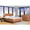Postel s úložným prostorem FANTAZIE Grande F307, masiv buk (Volba typu roštů Boční výklop, Výběr moření buku BSB-Stříbrnošedá)