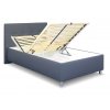 Čalouněná postel s úložným prostorem Crissy, 140x200 (Výběr matrace PKD 07. Matrace Lifty Latex, Výběr čalounění PKD PO (ekokůže))