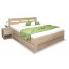 Manželská postel s úložným prostorem  Pegas 160x210 (Volba typu roštů Čelní výklop, Výběr materiálu LRM 12. Antracit)