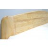 Dřevěná postel dvoulůžko LADA, masiv borovice (01-Ložná plocha 180x200 cm, Grossmann GRS moření Přírodní lak)