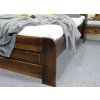 30189 2 drevena postel dvouluzko lada masiv borovice moreni orech 180x200