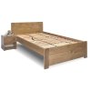 Postel z masivu Mark, 140x200, masiv smrk (Moření BW - smrk wenge, Výška rámu 02. 45 cm)