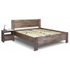 Zvýšená postel z masivu ARION 2, masiv buk (01-Ložná plocha 180x200 cm, Barevné provedení HappyBed - buk 15.Lak - Eben, Výška rámu 03. 50 cm)
