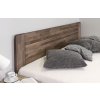 Zvýšená postel z masivu ARION 2, masiv buk (01-Ložná plocha 180x200 cm, Barevné provedení HappyBed - buk 15.Lak - Eben, Výška rámu 03. 50 cm)