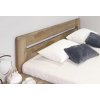 Zvýšená postel dvoulůžko z masivu Primátor, masiv buk (01-Ložná plocha 180x200 cm, Barevné provedení HappyBed - buk 15.Lak - Eben, Výška rámu 03. 50 cm)
