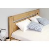 Zvýšená postel dvoulůžko z masivu Orfeus, masiv buk (01-Ložná plocha 180x200 cm, Barevné provedení HappyBed - buk 15.Lak - Eben, Výška rámu 03. 50 cm)