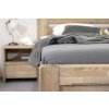 Zvýšená postel z masivu Primátor, 80x200, 90x200,  masiv buk (01-Ložná plocha 90x200 cm, Barevné provedení HappyBed - buk 15.Lak - Eben, Výška rámu 03. 50 cm)