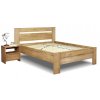 Zvýšená postel z masivu Orfeus, 140x200, masiv buk (Barevné provedení HappyBed - buk 15.Lak - Eben, Výška rámu 03. 50 cm)
