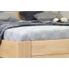 Postel z masivu Trinity, 80x200, 90x200, masiv buk (01-Ložná plocha 90x200 cm, Barevné provedení HappyBed - buk 15.Lak - Eben, Výška rámu 03. 50 cm)