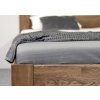 Postel z masivu Trinity, 120x200, masiv dub (Barevné provedení HappyBed - dub Vosk - Světlý ořech, Výška rámu 03. 50 cm)