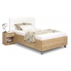 Čalouněná postel La Futura, s úložným prostorem, 120x200 cm (GrivalBed exclusive potahy Zelená látka, GrivalBed lamino 05. Bílá, Volba typu roštů Čelní výklop)