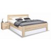 Manželská postel s úložným prostorem a rošty Santoria Color (01-Ložná plocha 180x200 cm, Volba typu roštů Čelní výklop, Výběr materiálu LRM Dub zlatý/Bílá)
