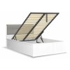 31362 postel jednoluzko s uloznym prostorem a rostem tetris 120x200 bila lesk seda
