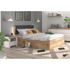 31425 3 postel jednoluzko s uloznym prostorem a rostem tetris 90x200 dub wotan