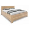 Moderní dřevěná buková postel s úložným prostorem IVANA, rošty v ceně (01-Ložná plocha 180x200 cm, 01-Moření Rovder buk Lak-třešeň, Volba typu roštů Laťový rošt NV)