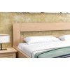 Moderní dřevěná buková postel s úložným prostorem ROMANA, rošty v ceně (01-Ložná plocha 180x200 cm, 01-Moření Rovder buk Lak-třešeň, Volba typu roštů Laťový rošt NV)