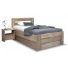 Zvýšená postel s úložným prostorem Primátor, 80x200, 90x200, masiv buk