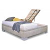 Zvýšená čalouněná postel dvoulůžko s úložným prostorem Litera