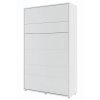 Vysoká sklápěcí postel ve skříni MONTERASSO, 120x200, bílá mat