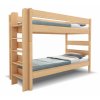 Poschoďová postel pro 2 děti JUNIOR 3, LEVÁ, masiv buk