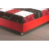 Čalouněná postel s čely a úložným prostorem Elite, 110x200 cm (Newdesign Extra matrace Matrace studená pěna, Newdesign extra potahy 72-129, Čalouněné postele - orientace Pravé provedení)