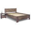 Zvýšená postel z masivu ARION 2, 140x200, masiv buk (Barevné provedení HappyBed - buk 15.Lak - Eben, Výška rámu 03. 50 cm)