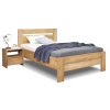 Zvýšená postel z masivu Orfeus, 140x200, masiv buk (Barevné provedení HappyBed - buk 15.Lak - Eben, Výška rámu 03. 50 cm)
