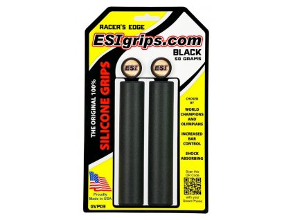 ESI GRIPS RACER S EDGE BLACK