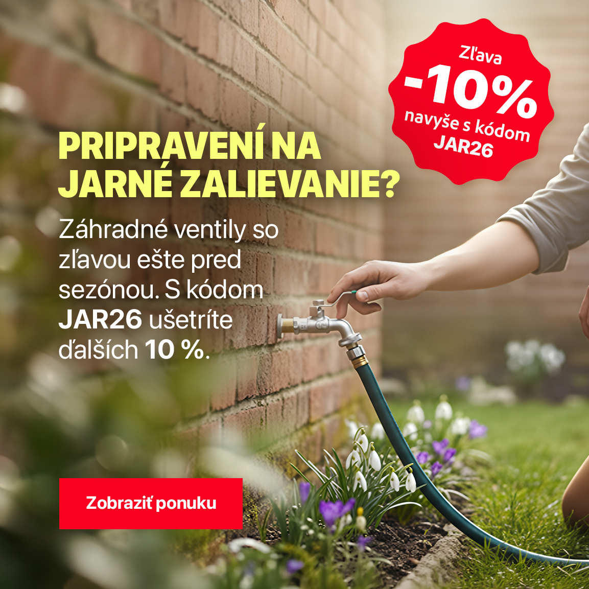 Záhradné ventily AKCIA