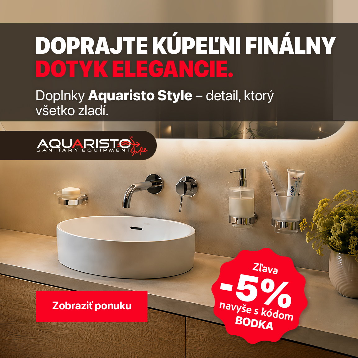 Doplnky do kúpeľne AQS