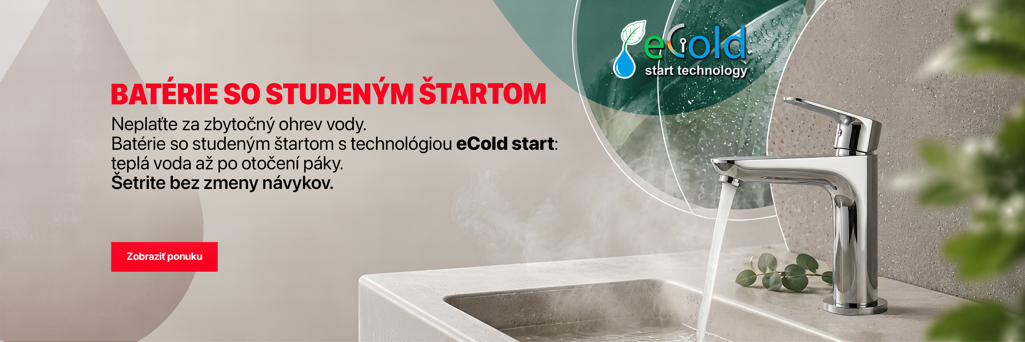 Batérie so studeným štartom – úspora teplej vody a energií