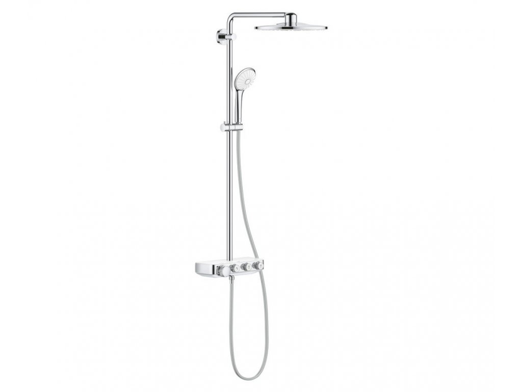Sprchový systém 310 DUO s termostatom, EUPHORIA SMARTCONTROL, mesačná biela