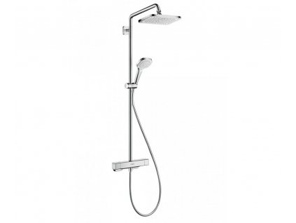 Sprchový systém CROMA E Showerpipe s termostatom, hlavica 280x170mm