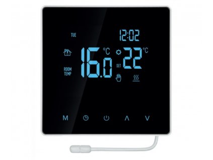 Digitálny termostat HAKL s dotykovým ovládaním a predĺženým čidlom
