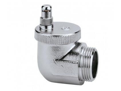 Odvzdušňovací ventil automatický radiátorový AERCAL, rohový 1/2"M PN10