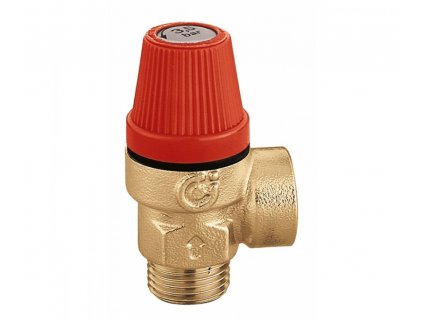 Poistný ventil MF 1/2" nastavenie tlaku 2,5 bar, PN10, T=+5 až +110 °C
