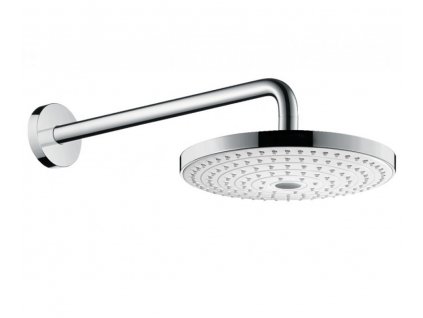 Sprchová hlavica RAINDANCE SELECT S, 240mm + rameno, biela-chróm