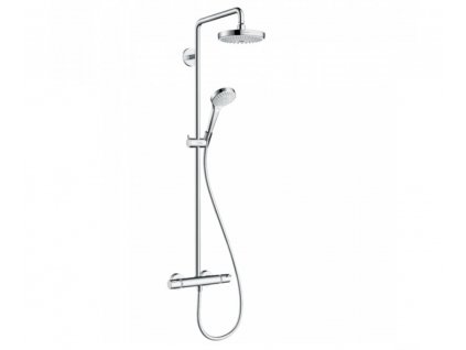 Sprchový systém CROMA SELECT S Showerpipe, termostat, hlavica 180mm