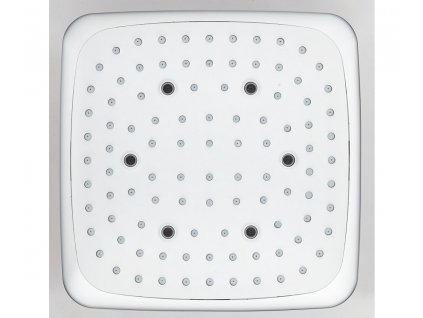 Sprchová hlavica CAMACARI štvorcová, 220x220mm, chróm-biela