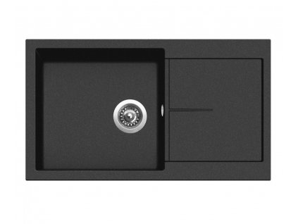 Granitový drez Sinks INFINITY 860 Metalblack