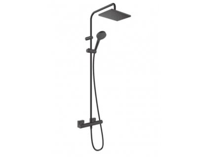 Sprchový systém Showerpipe 230 s termostatom, VERNIS SHAPE, matná čierna