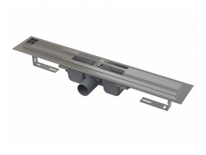 Sprchový žľab nerezový, s okrajom pre perforovaný rošt - dĺžka 1150mm